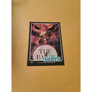 Vintage 1979 The Babys Trading Card #48 London Rock Band Collectible